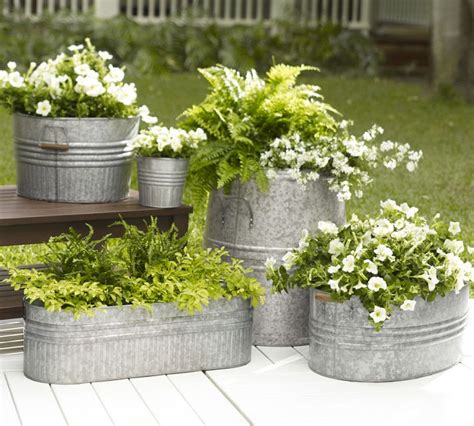 galvanized steel planter box|galvanized steel tubs for gardening.